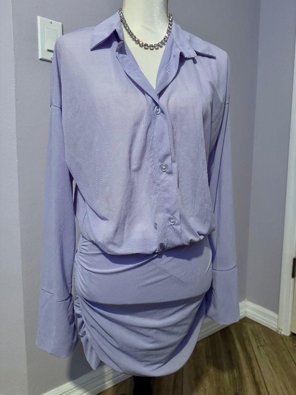 Purple Bodycon Mini - NWOT